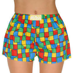 Boxers para mulher Styx arte clássica borracha plaid (K959)