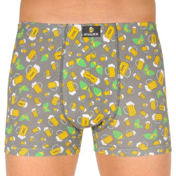 Boxers para homem VoXX multicolorido (Kevin-pivo/malé šedé)