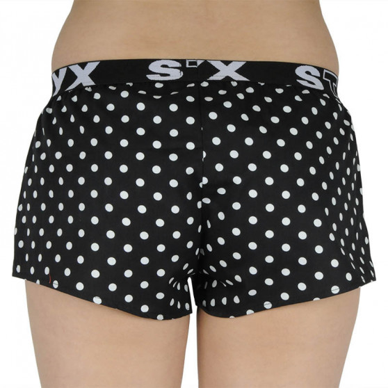 Boxers para mulher Styx arte esportes borracha polka dots (T1055)