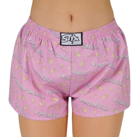 Boxers para mulher Styx arte clássica borracha Loono (K1453)