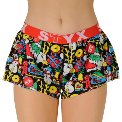 Boxers para mulher Styx arte desporto borracha Natal (T1258)