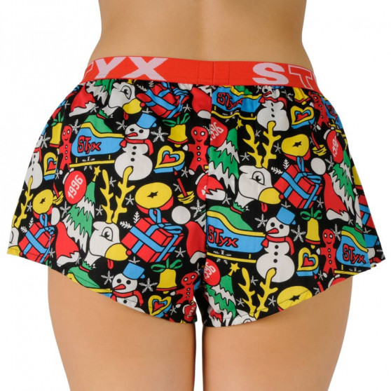 Boxers para mulher Styx arte desporto borracha Natal (T1258)