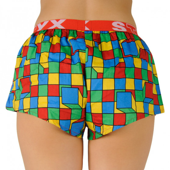 Boxers para mulher Styx arte desportiva cubos de borracha (T959)