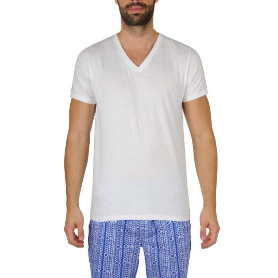 3PACK T-shirt para homem Calvin Klein branco (NB4012A-100)