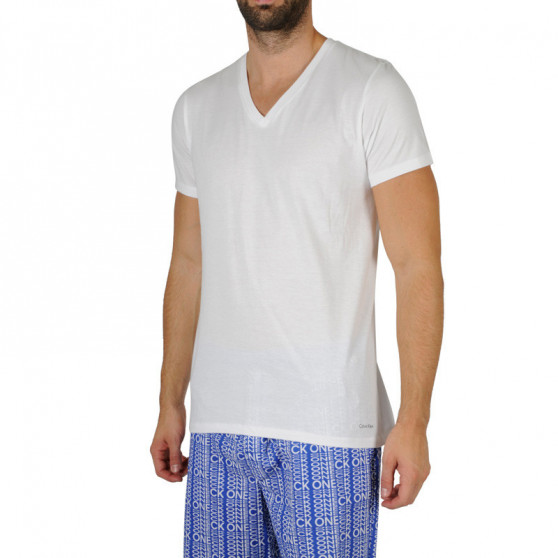 3PACK T-shirt para homem Calvin Klein branco (NB4012A-100)