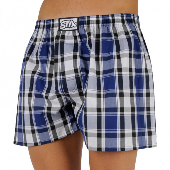 Boxers para homem Styx clássico elástico multi-colorido (A905)