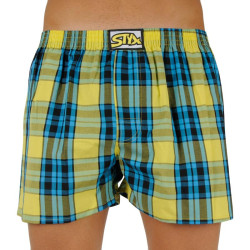 Boxers para homem Styx clássico elástico multi-colorido (A910)