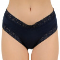 Cuecas brasileiras para mulher Victoria's Secret azul escuro (ST 11150609 CC 4X0K)