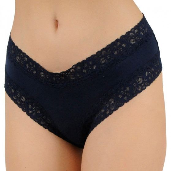 Cuecas brasileiras para mulher Victoria's Secret azul escuro (ST 11150609 CC 4X0K)