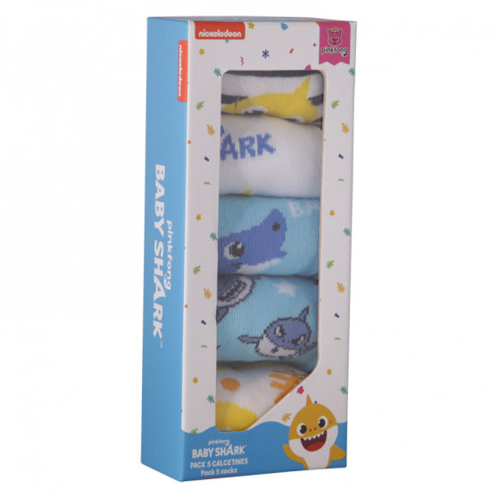 5PACK Meias para bebé Cerdá Baby Shark multicolorido (2200007755)