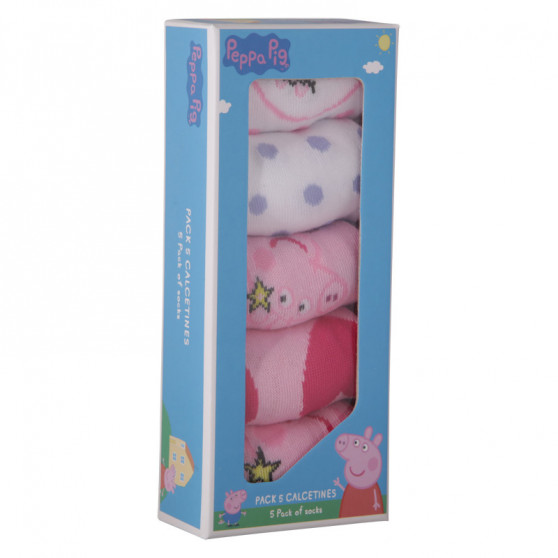 5PACK Meias para criança Cerdá Peppa Pig multicolorido (2200007756)