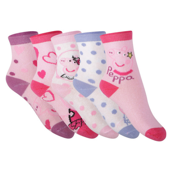 5PACK Meias para criança Cerdá Peppa Pig multicolorido (2200007400)