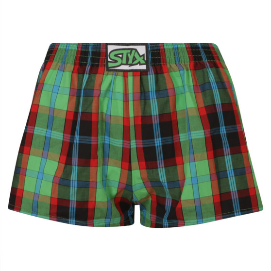 Boxers para criança Styx clássico elástico multicolorido (J904)