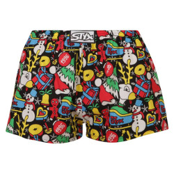 Boxers para crianças Styx arte clássica borracha christmas (J1258)