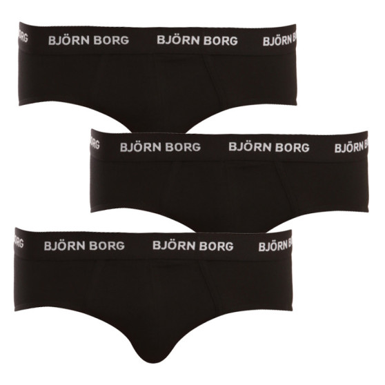 3PACK cuecas para homem Bjorn Borg preto (9999-1221-90011)