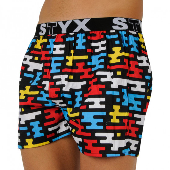 Boxers para homem Styx arte desportiva borracha plana (B1154)