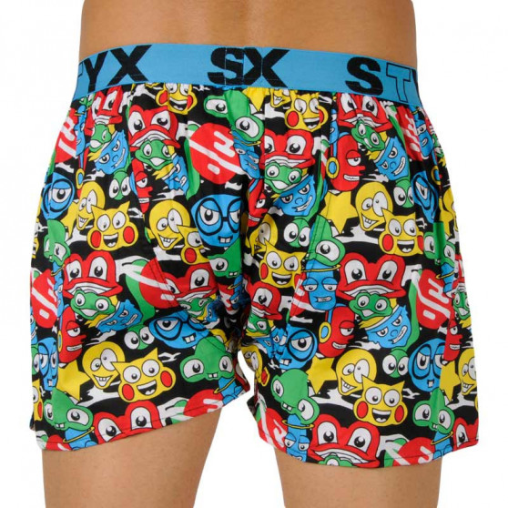 Boxers para homem Styx arte desporto borracha personagem (B1155)