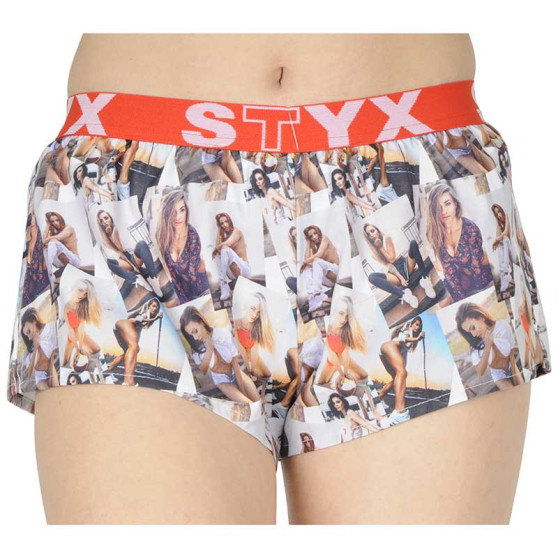 Boxers para mulher Styx arte esportes borracha model - edição limitada (T1051)