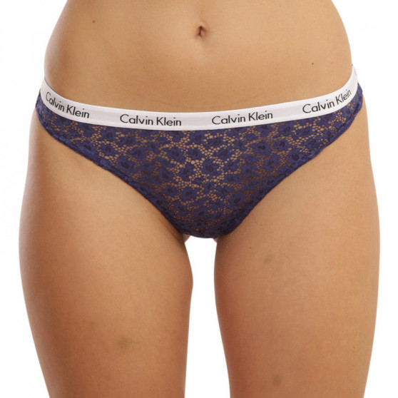 3PACK Cuecas brasileiras para mulher Calvin Klein multicolorido (QD3925E-W5G)