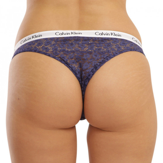 3PACK Cuecas brasileiras para mulher Calvin Klein multicolorido (QD3925E-W5G)