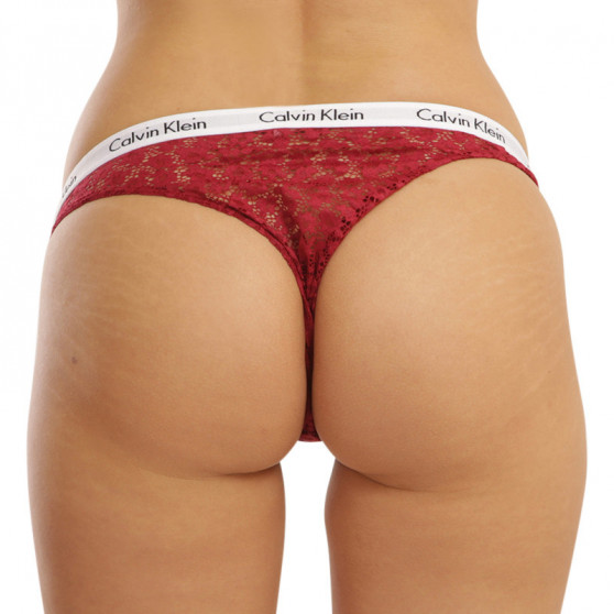 3PACK Cuecas brasileiras para mulher Calvin Klein multicolorido (QD3925E-W5G)