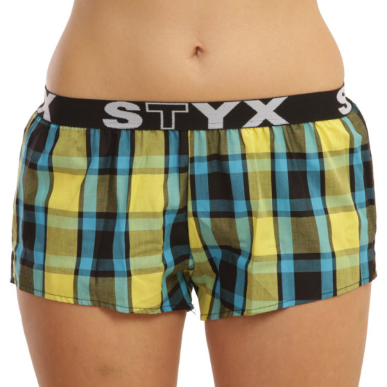 Boxers para mulher Styx desporto elástico multicolorido (T825)