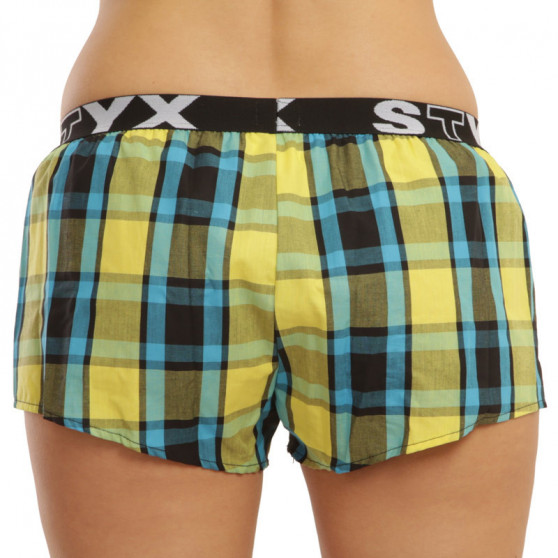 Boxers para mulher Styx desporto elástico multicolorido (T825)