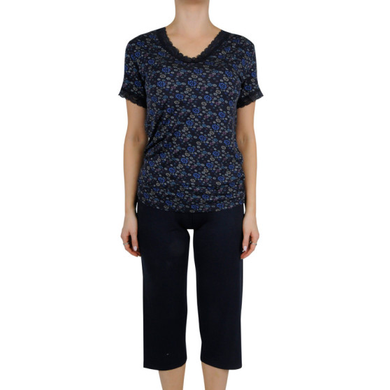 Pijama para mulher Cocoon Secret azul escuro (COC5019-KK)