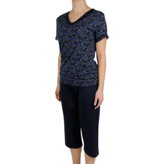 Pijama para mulher Cocoon Secret azul escuro (COC5019-KK)