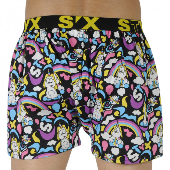 Boxers para homem Styx arte desporto borracha Unicórnio (B1158)