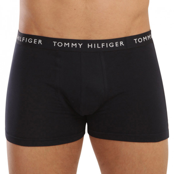 3PACK Boxers para homem Tommy Hilfiger azul escuro (UM0UM02203 0SF)