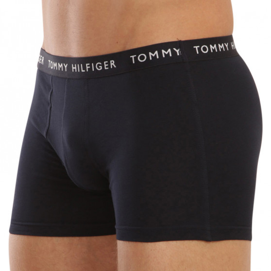 3PACK Boxers para homem Tommy Hilfiger azul escuro (UM0UM02203 0SF)