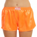 Boxers para mulher Styx borracha clássica cetim laranja (L661)