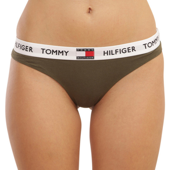 Tanga para mulher Tommy Hilfiger verde (UW0UW02198 RBN)