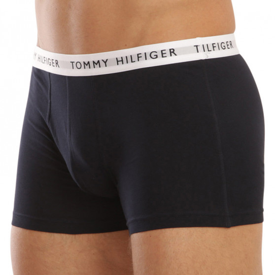 3PACK Boxers para homem Tommy Hilfiger azul escuro (UM0UM02324 0SE)