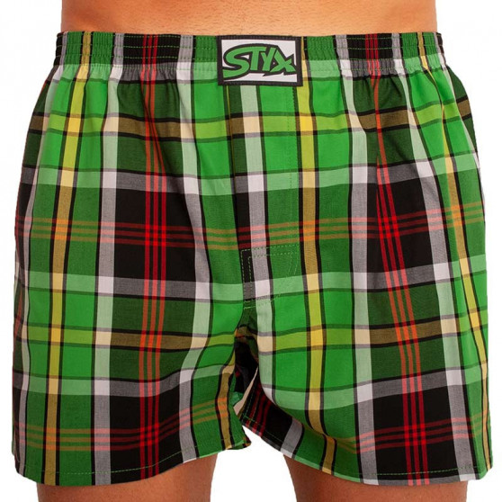 5PACK Boxers clássicos de borracha e meias de bambu para homem Styx em caixa de oferta (5HB960A82230347)