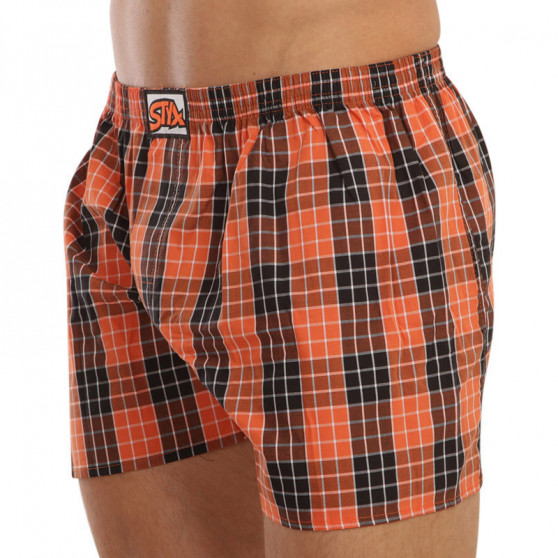 Boxers para homem Styx clássico de borracha superdimensionado multicolorido (E906)