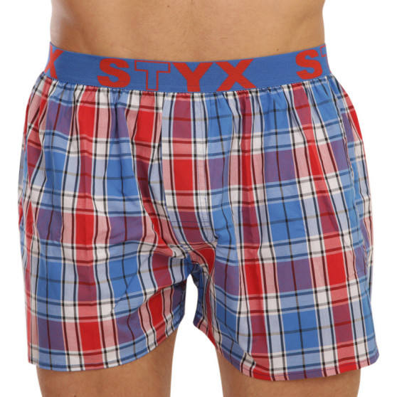 Boxers para homem Styx desporto elástico multicolorido (B908)