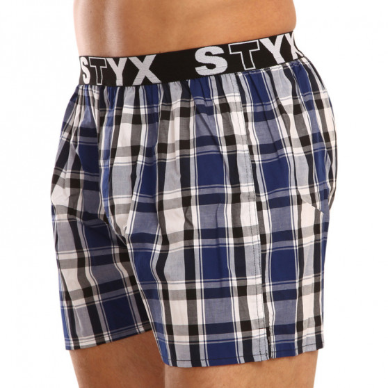 Boxers para homem Styx desporto elástico multicolorido (B905)