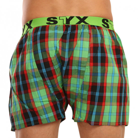 Boxers para homem Styx desporto elástico multicolorido (B904)