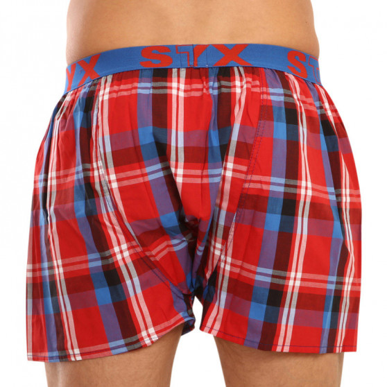 Boxers para homem Styx desporto elástico multicolorido (B903)