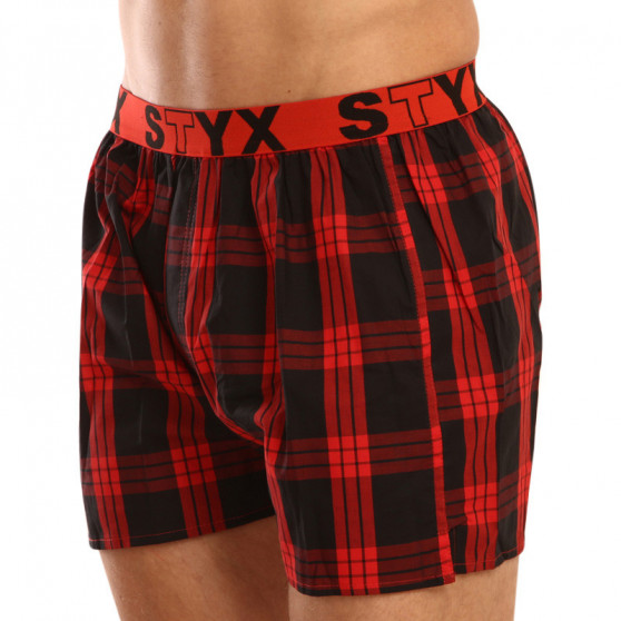 Boxers para homem Styx desporto elástico multicolorido (B901)