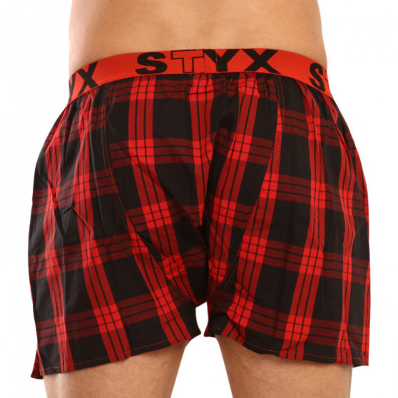 Boxers para homem Styx desporto elástico multicolorido (B901)