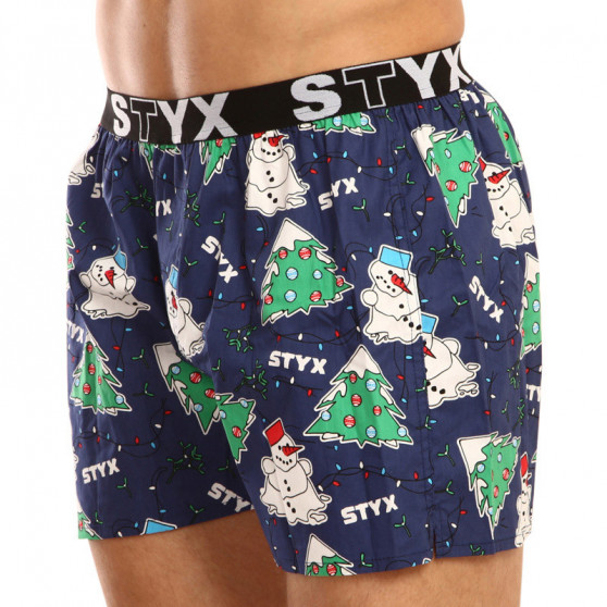 Boxers para homem Styx arte desporto borracha natal (B1450)