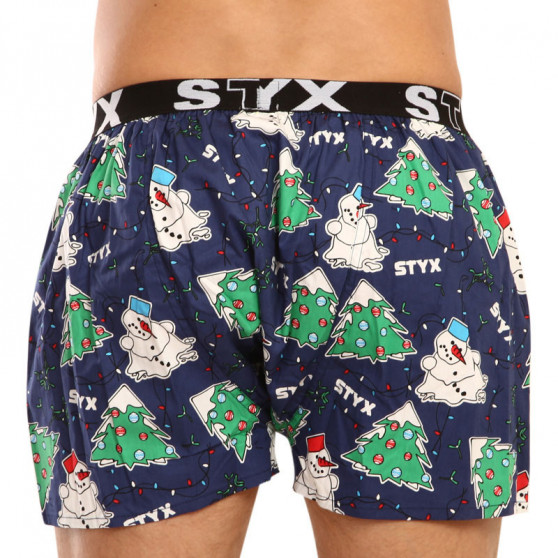 Boxers para homem Styx arte desporto borracha natal (B1450)