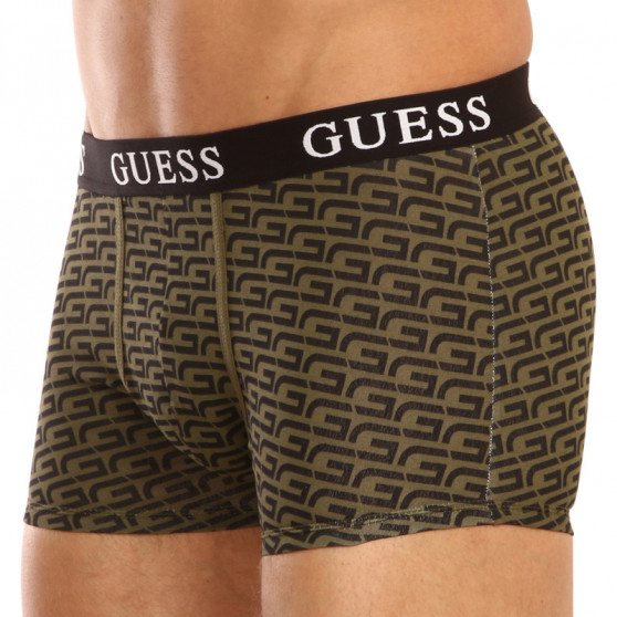 3PACK Boxers para homem Guess multicolorido (U1BG05K6YW1-P82P)