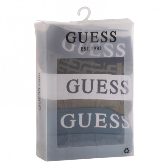 3PACK Boxers para homem Guess multicolorido (U1BG05K6YW1-P82P)