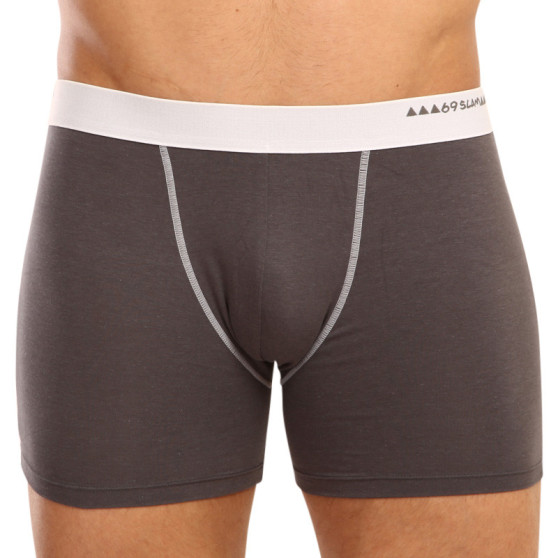 Boxers para homem 69SLAM fit bambu plain (MBWPLN-DG)