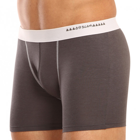 Boxers para homem 69SLAM fit bambu plain (MBWPLN-DG)