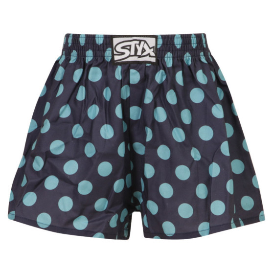 Boxers para crianças Styx art classical borracha polka dots (J1053)